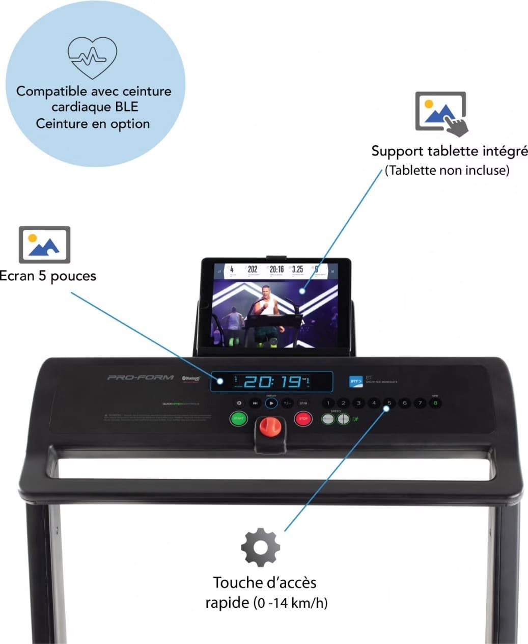 Tapis de course Pro-Form City L6 – Image 2