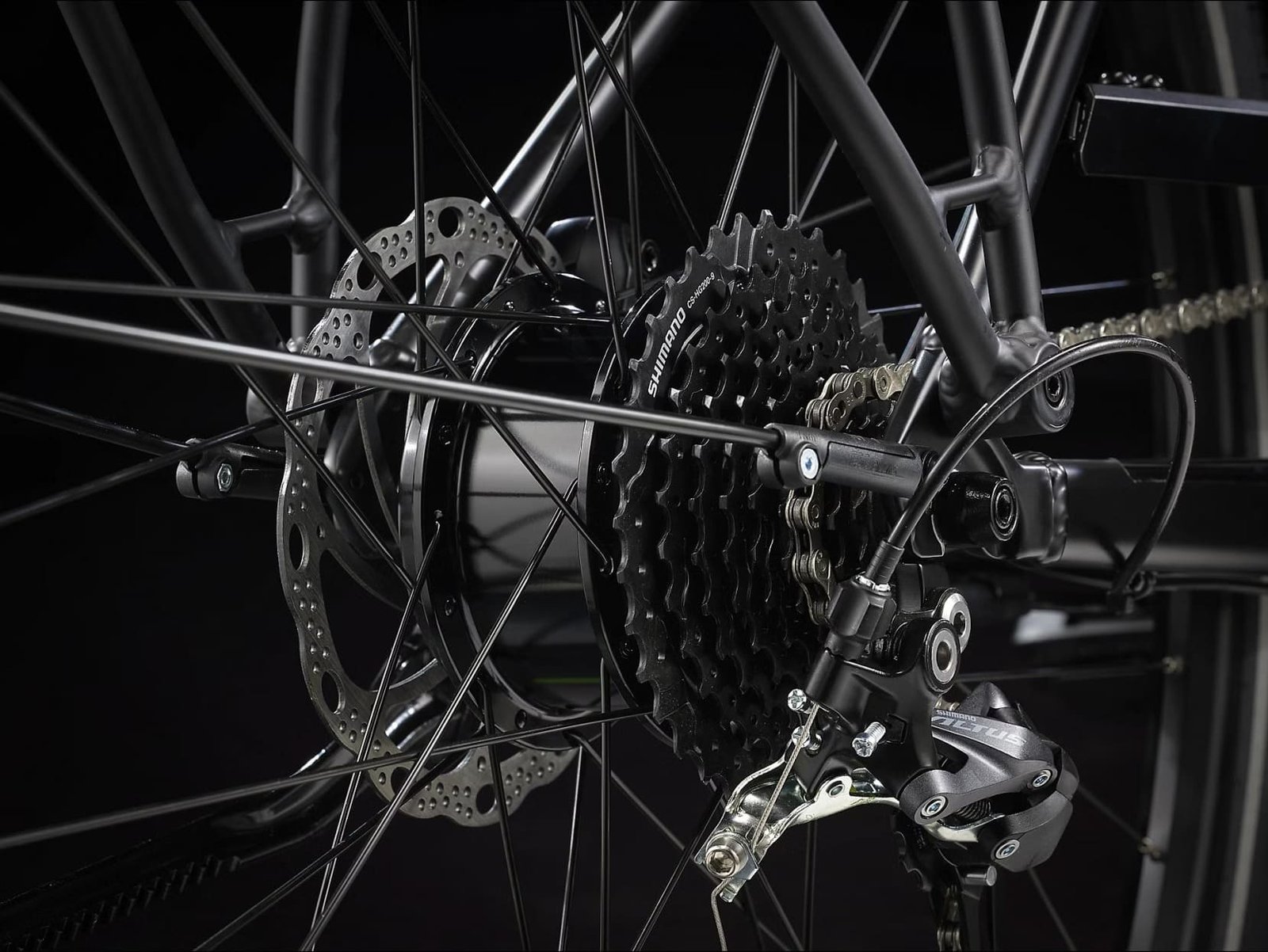 Trek FX+ 2 Shimano Altus 9V 250 Wh 700 mm Vert Sauge 2023 – Image 10