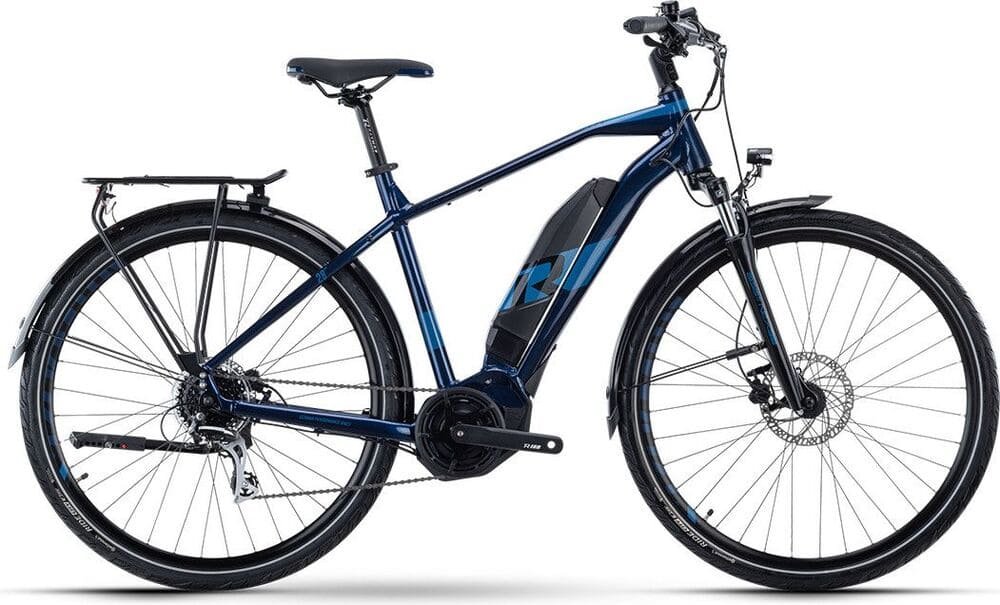 VTC Électrique Raymon TourRay E 2.0 Tektro T350 8V 500 Wh 700 mm Bleu 2023 – Image 3