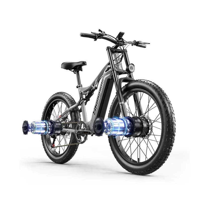 Vélo électrique à double moteur Shengmilo S600 2000W – Image 5
