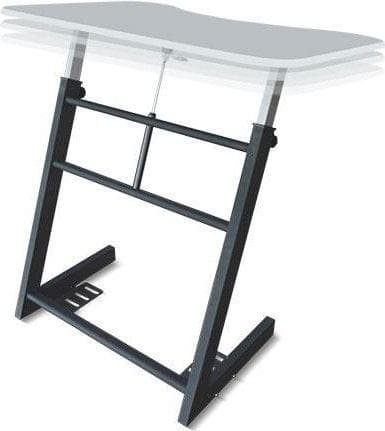 Tapis de marche evocardio evo cardio avec bureau - gris/noir/blanc – Image 3