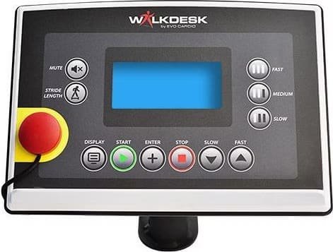 Tapis de marche evocardio evo cardio avec bureau - gris/noir/blanc – Image 2